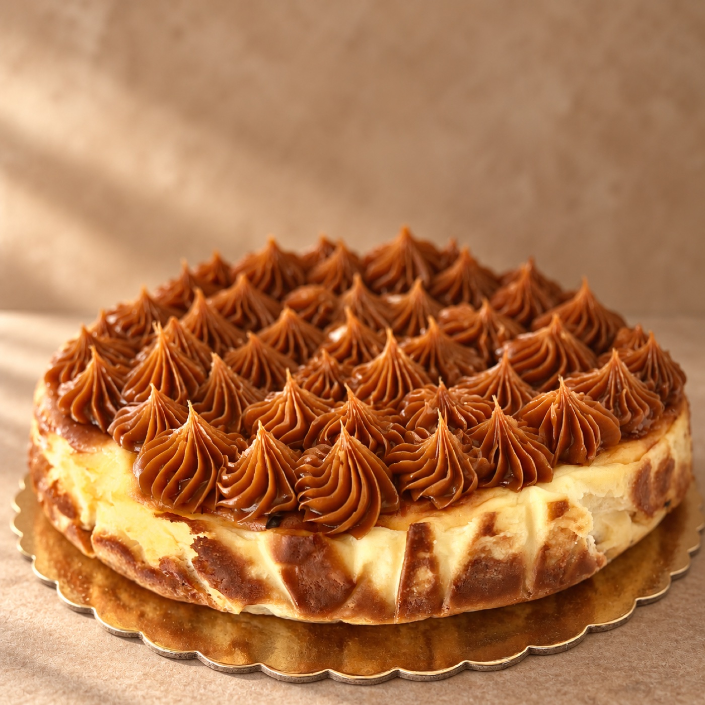 Tarta de queso con dulce de leche de Josefa Pinto